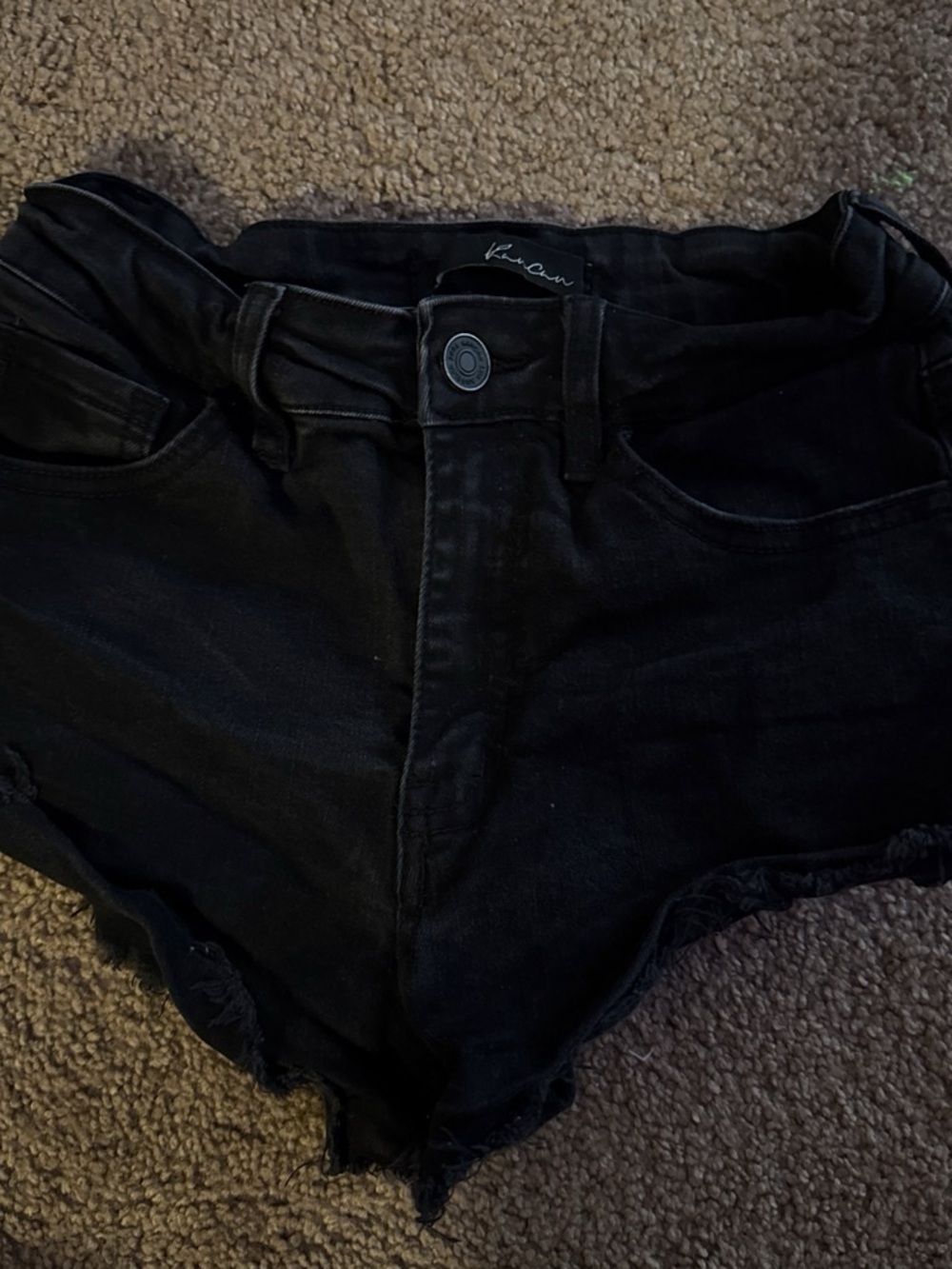Mini black Jean shorts